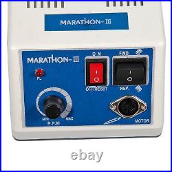 Dental Lab MARATHON Polisher 35K RPM Electric Motor Handpiece With 10Drills Burs