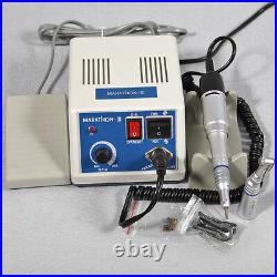 Dental Lab Marathon 35K RPM Handpiece Electric Micro motor+10 Drills Burs N3