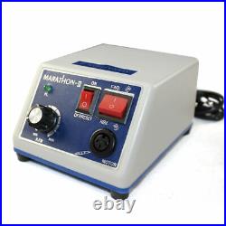 Dental Lab Marathon 35K RPM Handpiece Electric Micro motor+10 Drills Burs N3 US