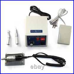 Dental Lab Marathon 35K RPM Handpiece Electric Micro motor+10 Drills Burs N3 US