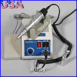 Dental Lab Marathon 35K RPM Handpiece Electric Micro motor+10 Drills Burs US