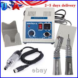 Dental Lab Marathon 35K RPM Handpiece Electric Micro motor+10 Drills Burs US