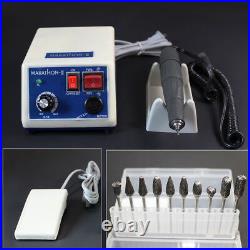 Dental Lab Marathon 35k Rpm Handpiece Electric Micromotor Polisher+10 Drill Bur