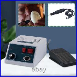 Dental Lab Marathon 35k Rpm Handpiece Electric Micromotor Polisher+10 Drill Bur