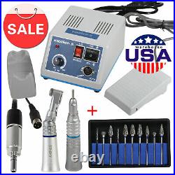 Dental Lab Marathon 35k rpm Electric Micro motor Polishing Drill Handpiece/Burs