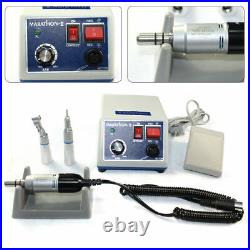 Dental Lab Marathon Handpiece Polishing/10 pcs Burs Drill Kit Micromotor/35K RPM