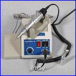 Dental Lab Marathon Micromotor Straight Handpiece/Contra Angle Polisher +10Burs