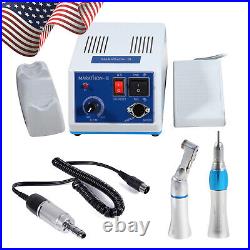 Dental Lab Micromotor Marathon Polisher Machine&35K RPM Handpiece&10x Drill Burs