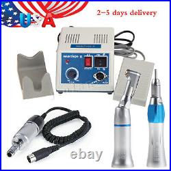 Dental Lab Micromotor Marathon Polisher Machine&35K RPM Handpiece&10x Drill Burs