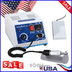 Dental Marathon Lab Electric Micromotor 35K RPM / Low Handpiece Drill Burs Cups