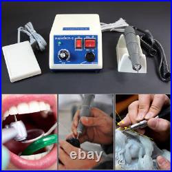 Dental Micro motor Marathon Polisher Machine+35000 RPM Handpiece+10x Drills Burs