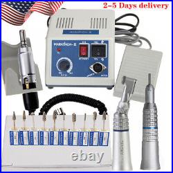 Dental Micro motor Marathon Polisher Machine +35K RPM Handpiece +10x Drills NEW