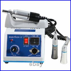 Dentist Lab MARATHON Handpiece 35K RPM Electric Micromotor Polisher 10 Bur Drill