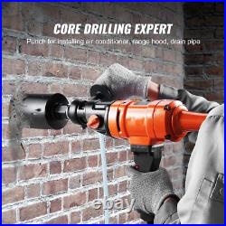 Diamond Core Drill Machine Handheld Concrete Core Drill Rig 4in Bit 1500W