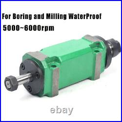 ER20 50006000rpm Milling Head Spindle CNC Cutting Drilling Device Waterproof