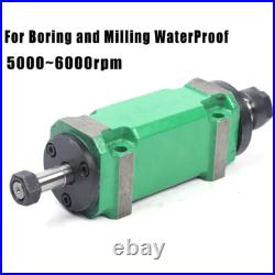ER20 Power Head Spindle 5000-6000rpm Waterproof CNC Boring Milling Drilling Tool