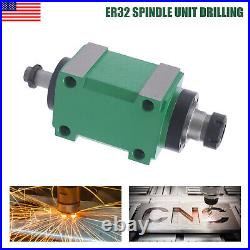 ER32 3000 Rpm CNC Drilling Power Head Tool Milling Spindle Unit Waterproof USA