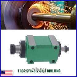 ER32 Spindle Unit Drilling Milling Boring Power Head 3000rpm CNC Machine Part