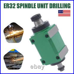 ER32 Spindle Unit Drilling Milling Boring Power Head 3000rpm CNC Machine Part