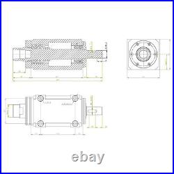 ER32 Spindle Unit Power Milling Head 6000rpm CNC Drilling Power Waterproof Unit