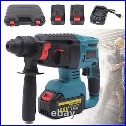 Electric Cordless Brushless Hammer Demolition Concrete Breaker Jack Hammer 850W