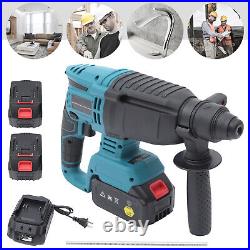 Electric Cordless Brushless Hammer Demolition Concrete Breaker Jack Hammer 850W