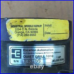 Excellon Automation, Quiet Drill 1010, 1 HP 80,000 RPM