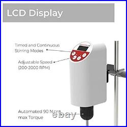 Fristaden Lab 20L Digital Overhead Stirrer 200-2000rpm Stirring Speed