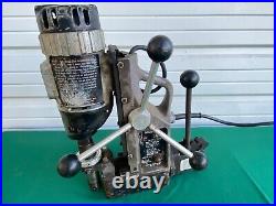 Hougen H-295 Portable Magnet Drill Press 375rpm FWD-REV 120v Drill Motor