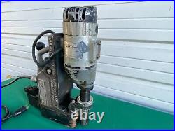 Hougen H-295 Portable Magnet Drill Press 375rpm FWD-REV 120v Drill Motor