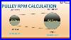How To Calculate RPM How To Calculate RPM Or Diameter Of Driven Pulley