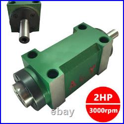 MT2 Power Head Spindle Motor Drilling Milling Tapping Spindle Unit 3000rpm 1500W