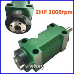 MT2 Power Head Spindle Motor Drilling Milling Tapping Spindle Unit CNC 3000rpm