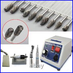 Marathon Dental Lab Micromotor Drill Polisher Machine N3+35K RPM Handpiece+10Bur