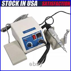 Marathon Dental Lab Micromotor Drill Polisher Machine N3+35K RPM Handpiece+10Bur