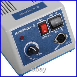 Marathon Dental Lab Micromotor Drill Polisher Machine N3+35K RPM Handpiece+10Bur