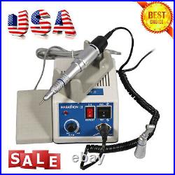 Marathon Dental Lab Micromotor Drill Polisher Machine N3+35K RPM Handpiece+10Bur