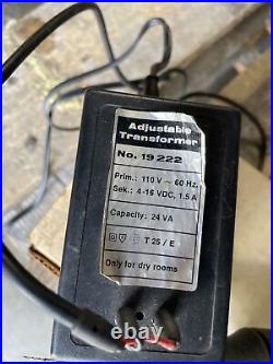 Mascot Motor Tool PCB Drill 12-18 volts 16k rpm Adjustable Transformer no. 19222