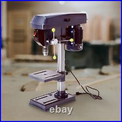 Master Mechanic 10-Inch Bench Mount Drill Press with5 Speed 5/8 Horse Power Motor