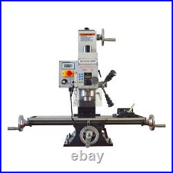 Mill and Drill Machine 1100W Brushless Motor R8 Variable Speed 20-2250rpm 110V