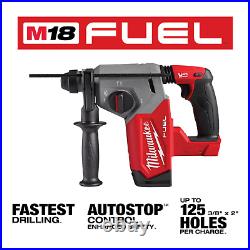 Milwaukee 2912-20 M18 18 Volt FUELT 1 SDS Plus Rotary Hammer, Bare