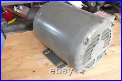 Motor 1140 RPM For 15 Clausing Drill Press Or Other 3/4 Hp. 230/460 3 Phase