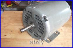 Motor 1140 RPM For 15 Clausing Drill Press Or Other 3/4 Hp. 230/460 3 Phase