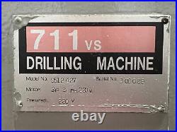 Msc Drill Press, Model 9512427, 2 HP Motor, 2000 Rpm, 7 Stroke