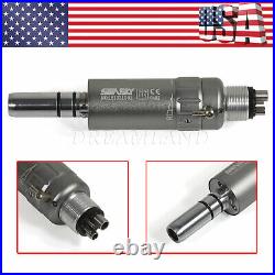 NSK Style Dental Straight Nose /Air Motor Low Slow Speed Handpiece 4Hole Attach