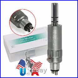 NSK Style Dental Straight Nose /Air Motor Low Slow Speed Handpiece 4Hole Attach