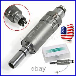 NSK Style Dental Straight Nose /Air Motor Low Slow Speed Handpiece 4Hole Attach