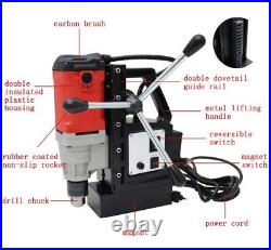 Portable Magnetic Drill Threading Machine Drill Hole? 13mm Tapping M8 1150W 110V