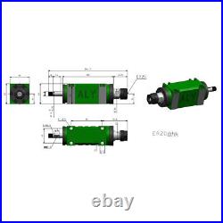 Power Head 750W Cutting Drilling Machine Tool Spindle Head Max. 3000rpm. 1hp