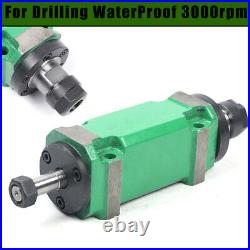 Power Milling Head Boring Milling Drilling Spindle ER20 3000 rpm Waterproof US